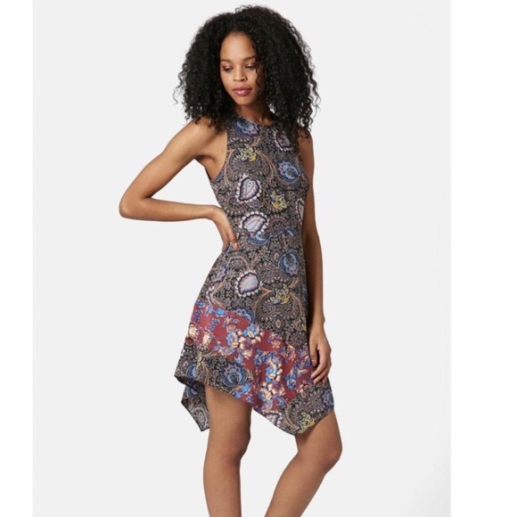 topshop paisley print dress